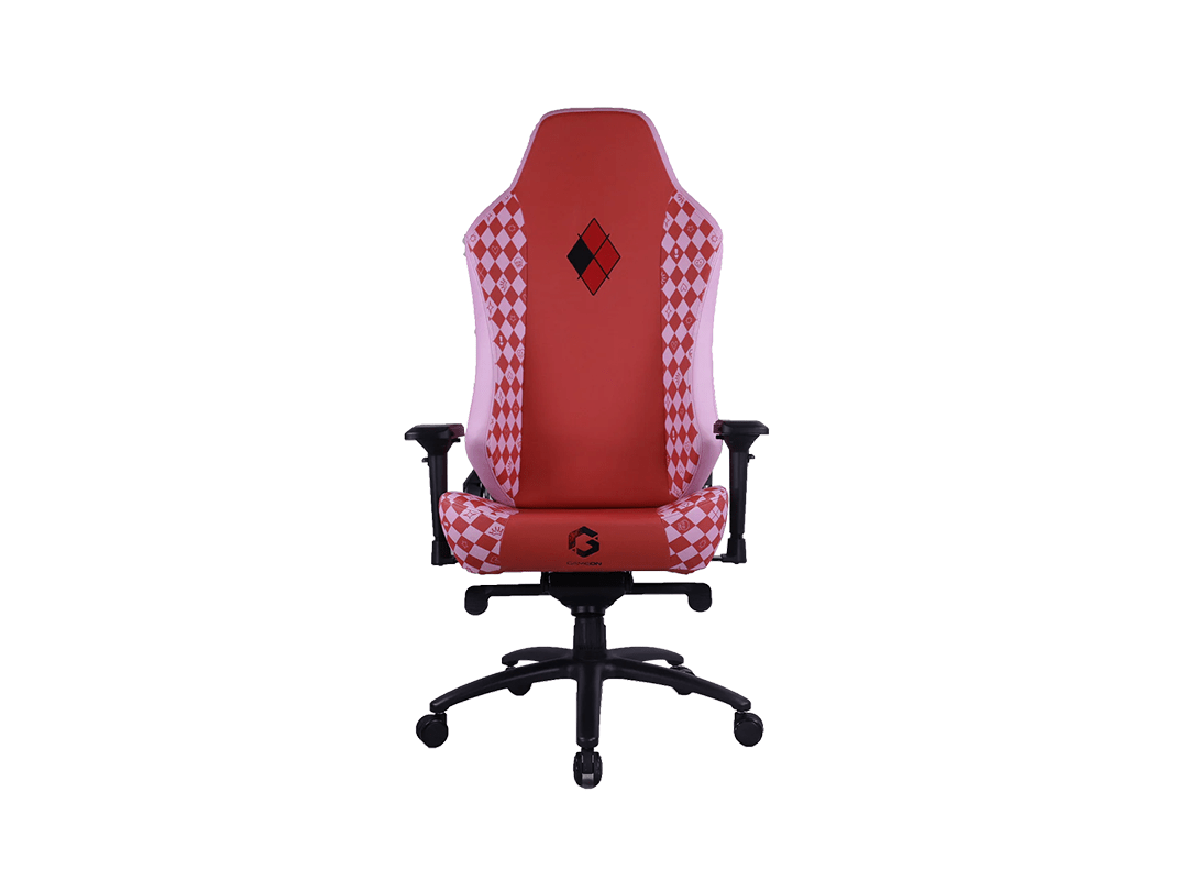 GAMEON x DC Licensed Gaming Chair With Adjustable 4D Armrest & Metal Base - Harley Quinn in Qatar GAMEON x DC Licensed Gaming Chair With Adjustable 4D Armrest & Metal Base - Harley Quinn in Qatar